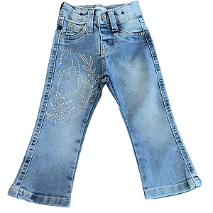 Calça Inf. Baby Ranch Pedraria Cavalo