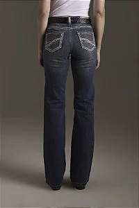 Calça Fem Selff Wertern Boot Cut Rock