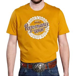 Camiseta Masc. Selff Western Print Performande