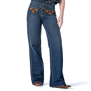 Zenz Western Calça Wide Leg Clarissa