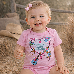 BODY MALHA M C BABY RANCH Rosa Claro