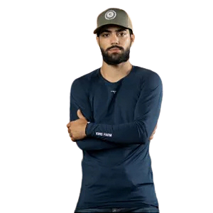 Camiseta Térmica King Farm Azul Marinho