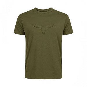 Camiseta Moiadeiros Emboss Musgo