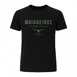 Camiseta Moiadeiros Slk Preta/verde