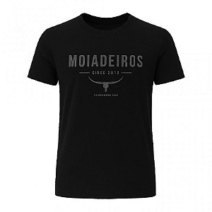 Camiseta Moiadeiros Slk Preta/cinza