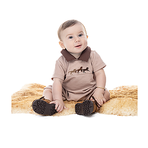 Macacão Zenz Western Baby Picollo - Coleção Cavallo