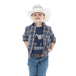 Camisa Kids Masc. Little Rider Zenz Western - Coleção Cavallo