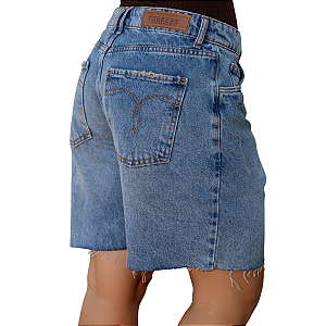 Bermuda Vintage Jeans Turkese