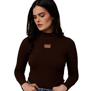 Blusa M.L. Turkese Brown