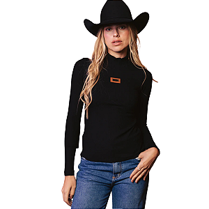 Blusa M.L. Turkese Black