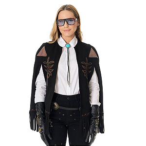 Poncho c/ Franjas Selff Western PSW01