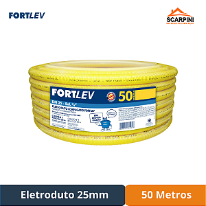 Conduite Amarelo 25mm 50m - Fortlev