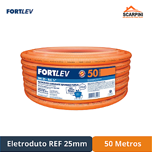 Conduite Laranja Reforçado 25mm 50m - Fortlev