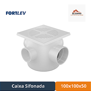 Caixa Sifonada 100x100x50 - Fort Lev
