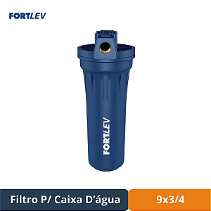 Filtro P/ Caixa D'água 9" 3/4" -  FortLev