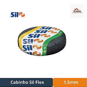 Fio Cabinho Sil - 1,5mm - 100 Metros