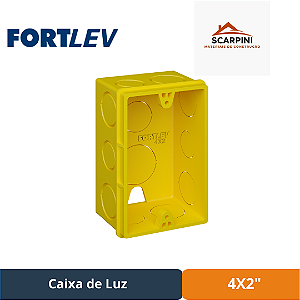 Caixa de Luz 4x2" - FortLev
