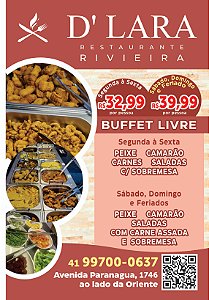 Flyer - 21x30cm - 500 Unidades