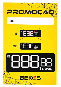 Precificador Preço 12x18cm