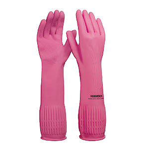 Luva Hand Látex Longaflex Pin Antiderrapante para Proteção