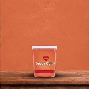 Cimento Diamantado Aveludado Laranja 1,6 kg Decor Colors