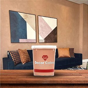 Cimento Diamantado Aveludado Bronze 1,6 kg Decor Colors