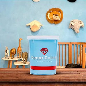 Cimento Diamantado Aveludado Baby Blue 1,6 kg Decor Colors