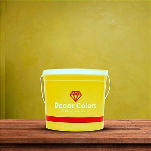 Cimento Diamantado Aveludado Amarelo 3,2 kg Decor Colors