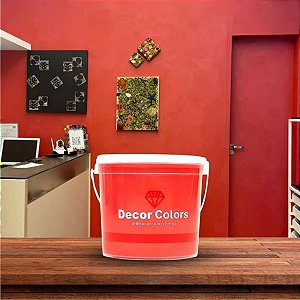 Cimento Diamantado Aveludado Vermelho Paixão 3,2 kg Decor Colors