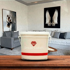 Cimento Queimado Perolizado Off White 3,2 kg Decor Colors