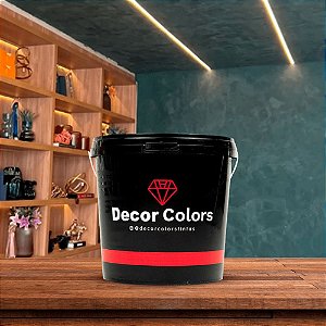 Cimento Queimado Rústico Esmeralda 5 kg Decor Colors
