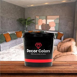 Cimento Queimado Rústico Cinza Escuro 5 kg Decor Colors