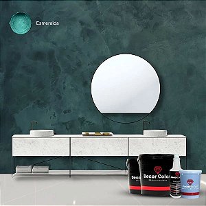 Kit Cimento Queimado Azulejo Esmeralda Decor Colors