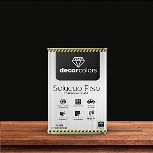 Tinta Borracha Líquida Piso 18 Litros Preto Decor Colors
