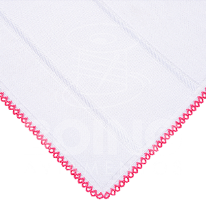 Fralda Nicoli Crochê Pt Mabber 80cm x 80cm - Rosa Pink