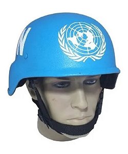 Capacete Tático Un / Onu Operacional De Segurança M88032