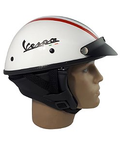 Capacete Coquinho Vespa Moto Scooter Elétrica Bike Ccc064