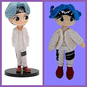 Suga BTS amigurumi