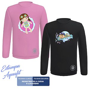 Estampa Aquafit Personalizada A4 para Camisetas UV