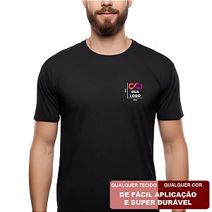 Kit Logotipos 5x5cm Termocolantes para Roupas Empresa Uniforme