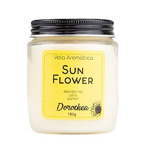 Vela Aromática 180g - Sun Flower