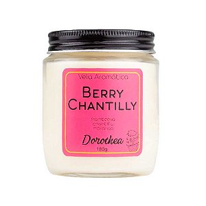 Vela Aromática 180g -Berry Chantilly
