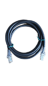 Cabo De Rede Cat6 Rj45 1,5 Metros 1,5m Preto