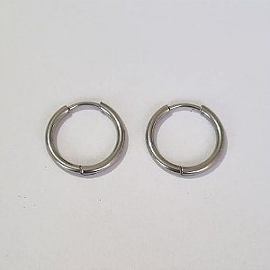 BRINCO EM AÇO INOXIDÁVEL ARGOLA 18MM COM TRAVA ACBR0000117