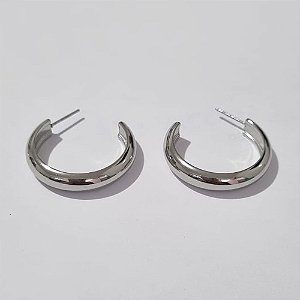 BRINCO EM AÇO INOXIDÁVEL ARGOLA GRANDE TAMANHO 6X30MM - ACBR000168