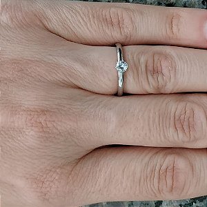 ANEL EM AÇO INOXIDÁVEL 316L SOLITÁRIO 4MM LARGURA 1.5MM (VALOR UNITÁRIO) ACAN000029