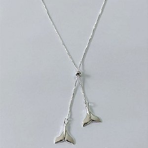 GARGANTILHA FOLHEADA A PRATA COM 50 MILÉSIMOS + VERNIZ DIAMOND CORRENTE VENEZIANA GRAVATINHA 60CM RABO DE BALEIA 12MM PRGG001115