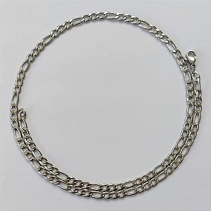CORRENTE EM AÇO INOXIDÁVEL 3X1 - TAMANHO 70CM - LARGURA 3,5MM - FECHO LAGOSTA - COMPOSIÇÃO: AÇO INOXIDÁVEL ACCR000113