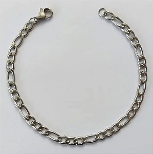 PULSEIRA EM AÇO INOXIDÁVEL 3X1 - TAMANHO 21CM - COMPOSIÇÃO: 100% AÇO INOXIDÁVEL ACPS000493