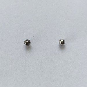 BRINCO EM AÇO INOXIDÁVEL - BRINCO BOLINHA - TAMANHO 2,5MM - ACBR000190